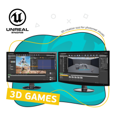 Unreal Engine 4. Игровой движок - КИБЕРшкола программирования для детей, компьютерные курсы для школьников, начинающих и подростков - KIBERone г. Ереван