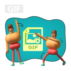 Gif-анимация - КИБЕРшкола программирования для детей, компьютерные курсы для школьников, начинающих и подростков - KIBERone г. Ереван