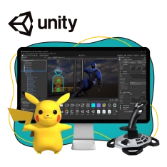 Мир игр на Unity 2D на популярном движке + AI-помощники - КИБЕРшкола программирования для детей, компьютерные курсы для школьников, начинающих и подростков - KIBERone г. Ереван
