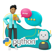 Умный чат-бот на Python - КИБЕРшкола программирования для детей, компьютерные курсы для школьников, начинающих и подростков - KIBERone г. Ереван