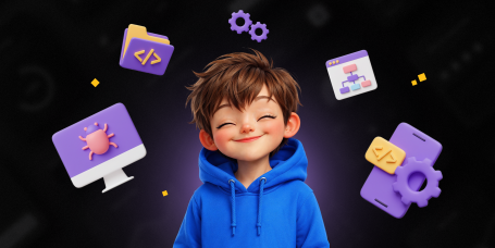 Идеальный сайт с нуля: код, дизайн и AI-помощник - КИБЕРшкола программирования для детей, компьютерные курсы для школьников, начинающих и подростков - KIBERone г. Ереван